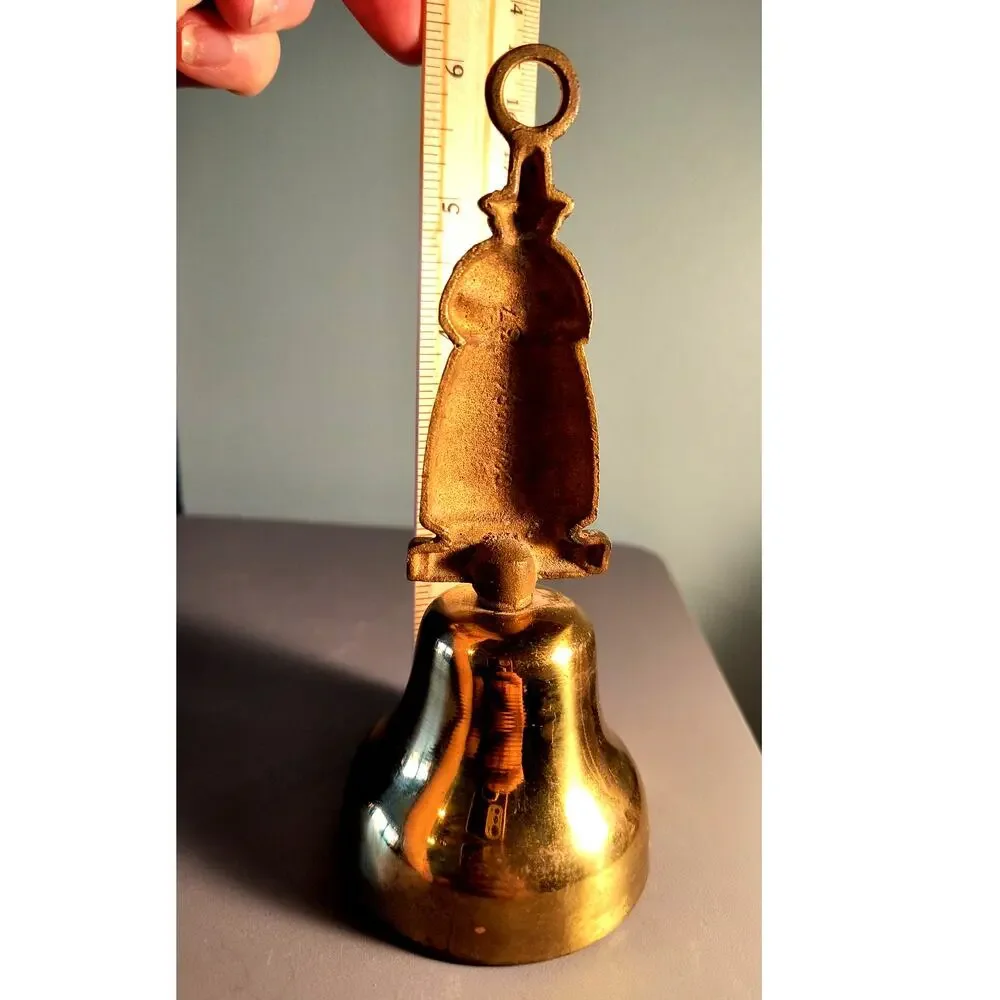 902.  Brass Hand Bell Jenny Jones Celtic Lady Southern Belle
